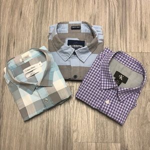 Short sleeve button down lot